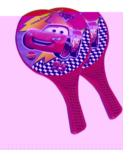disney Pixar Cars Paddle Bat and Ball Set