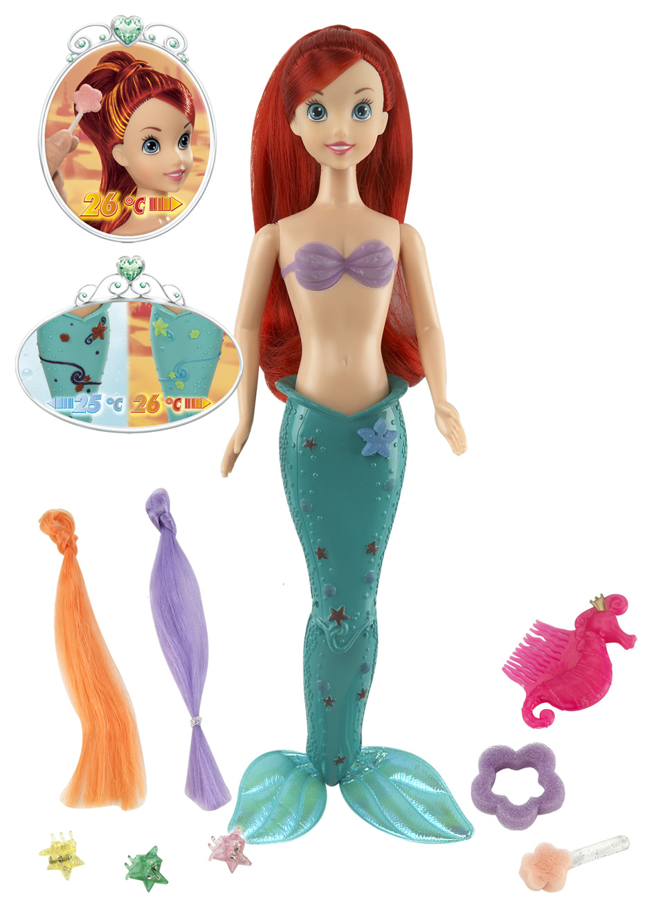 disney Princess Colour Change Ariel