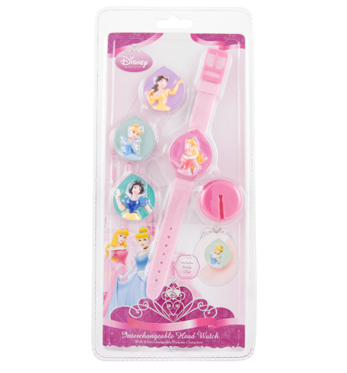 Princess Interchangeable Head LCD Watch