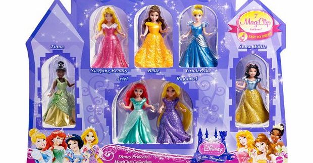 Disney Princess Little Kingdom Magiclip 7-Doll Giftset