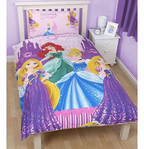 Princess Reversible Duvet Set - Single