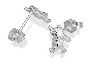 DISNEY Sterling Silver Walking Winnie The Pooh