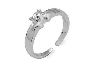 Sterling Silver Winnie The Pooh ``Peeping