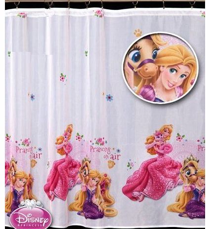 voile net curtain PRINCESS RAPUNZEL width 150cm/59`` x drop 160cm/63``