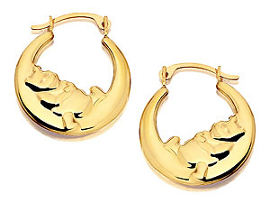 disney Winnie the Pooh Creole Earrings 070884