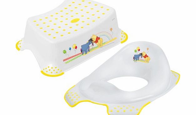 Disney Winnie the Pooh Step Stool, White 82564