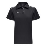 Under Armour HeatGear Womens Polo (Black Medium)