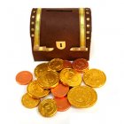 Chocolate Coins Money Chest