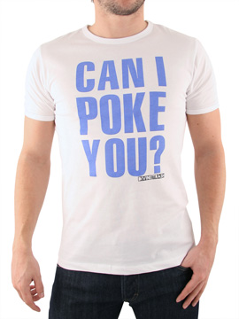 White Poke You T-Shirt