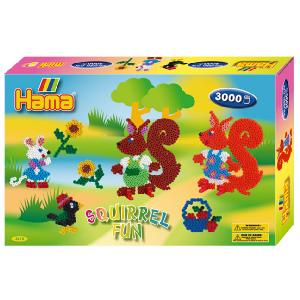 Hama Beads Midi Beads Squirrel Fun Small Gift Set