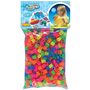 Hama Beads My First Hama Maxi Beads 500 Fluorescent