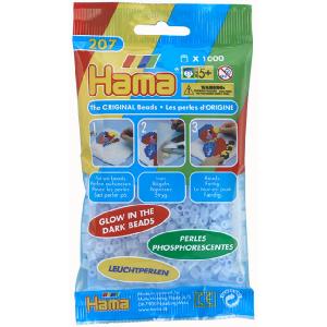 Hama Midi Beads Night Glow Blue 1000