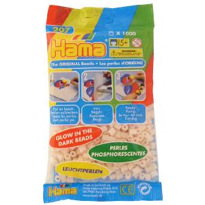 Hama Midi Beads Night Glow Red 1000