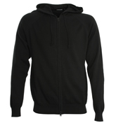 Black Full Zip Hooded Sweater