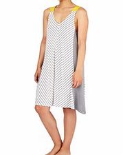 DKNY Graphic Avenue white stripe chemise