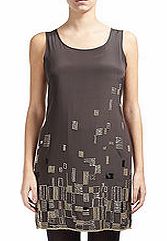 Grey beaded dress