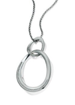 DKNY Organic Steel Link Pendant NJ1490