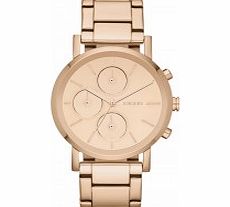 DKNY Ladies Lexington Chronograph Rose Gold Tone