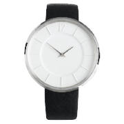 DKNY ROUND DIAL BLACK STRAP WATCH