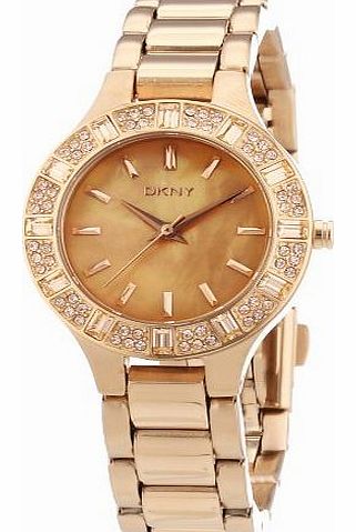 Womens Quartz Watch Broadway 3 Hand NY8486 with Metal Strap