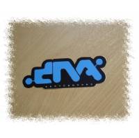 DNA BIOLOGY STICKER - BLACK/BLUE