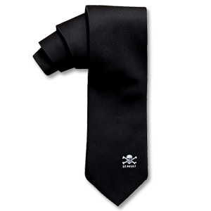 07-08 St Pauli Skull Tie - Black