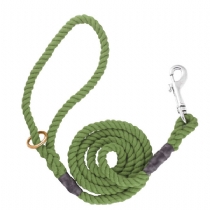 W R Outhwaite Gun Dog Rope Lead Navy 1M X12Mm