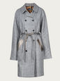 DOLCE & GABBANA COATS SILVER 44 DG-S-F0371T-FUSCM