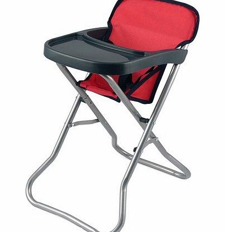 Dolls World Peterkin Dolls World Dolls Highchair Cerise/Navy