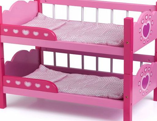 Dollsworld Wooden Bunk Beds