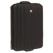 18 Frameless Trolley Suitcase Black