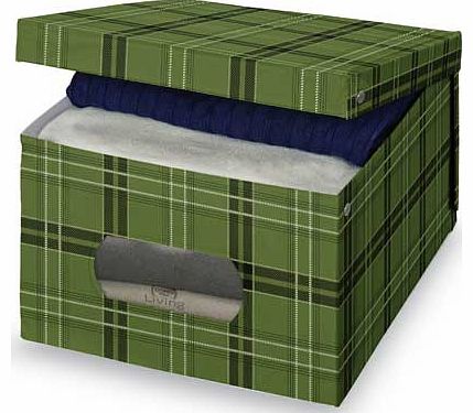 Tartan Matching PVC Box with Window - Extra Large