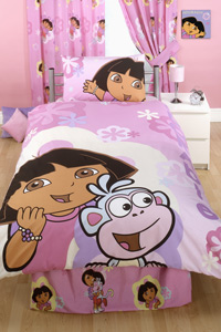 Dora The Explorer `lowers`Duvet Cover Set