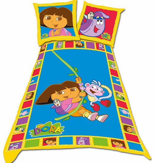 Dora The Explorer Swing Single Duvet Cover and