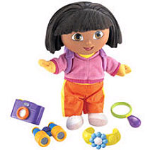 Talking Dora Surprise Doll