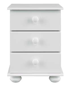 Bedside Cabinet - White