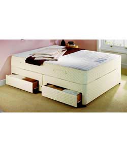 Maxistore 3ft Divan with No-Turn Mattress Non Storage