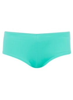 Dorothy Perkins Aqua boy short bikini bottoms