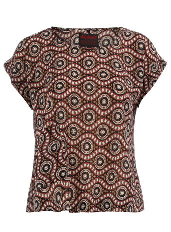 Dorothy Perkins Aztec grey box blouse DP84000049