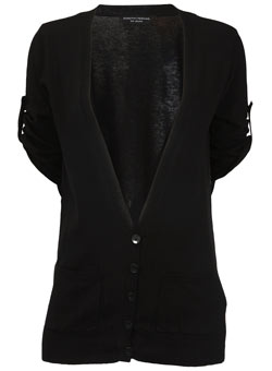 Dorothy Perkins Black 3/4 sleeve cardigan