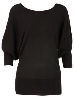 Dorothy Perkins Black batwing jumper