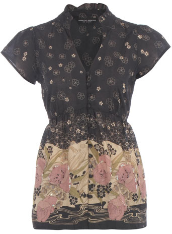 Dorothy Perkins Black bead embellised blouse