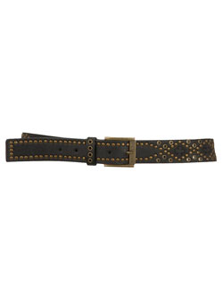 Dorothy Perkins Black buckle stud belt