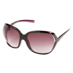 Black cut away lens sunglasses