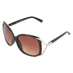 Black gold detail sunglasses