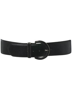 Dorothy Perkins Black horseshoe hip belt