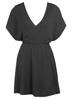 Dorothy Perkins Black keyhole tunic