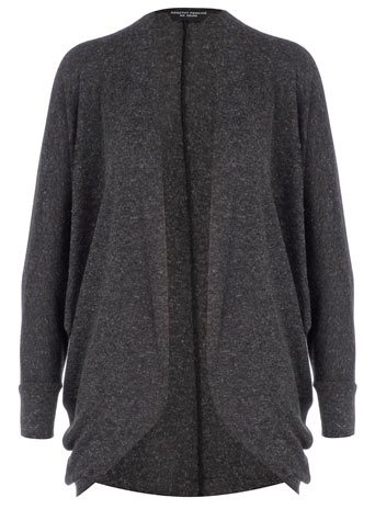 Dorothy Perkins Black linen long sleeve cardigan