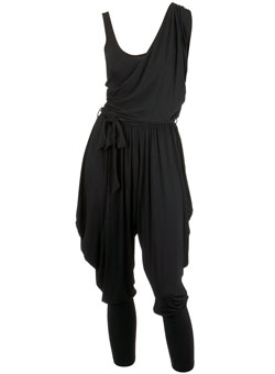 Dorothy Perkins Black one shoulder jumpsuit