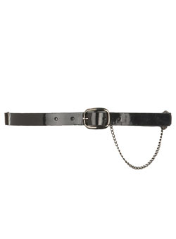 Dorothy Perkins Black skinny chain belt